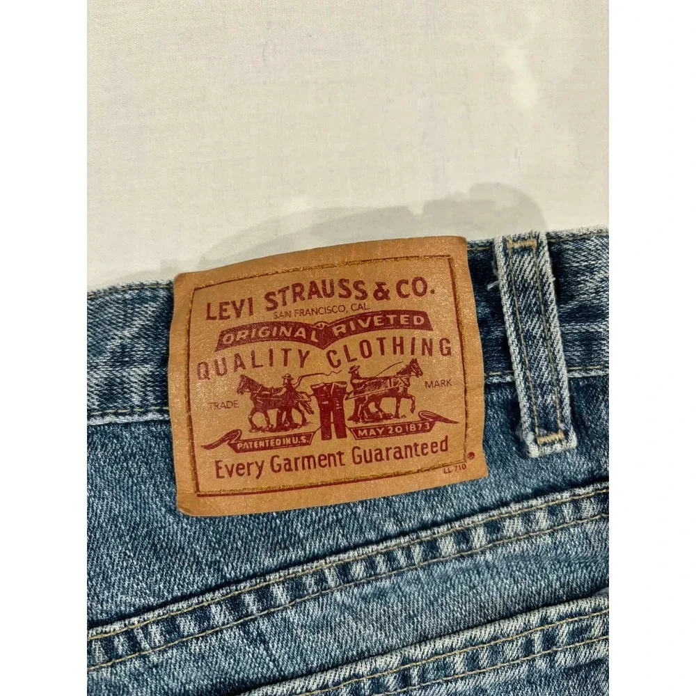 Levi Strauss & Co Denim Jeans Light Wash Straight Leg Classic Vintage 32w 32L‎